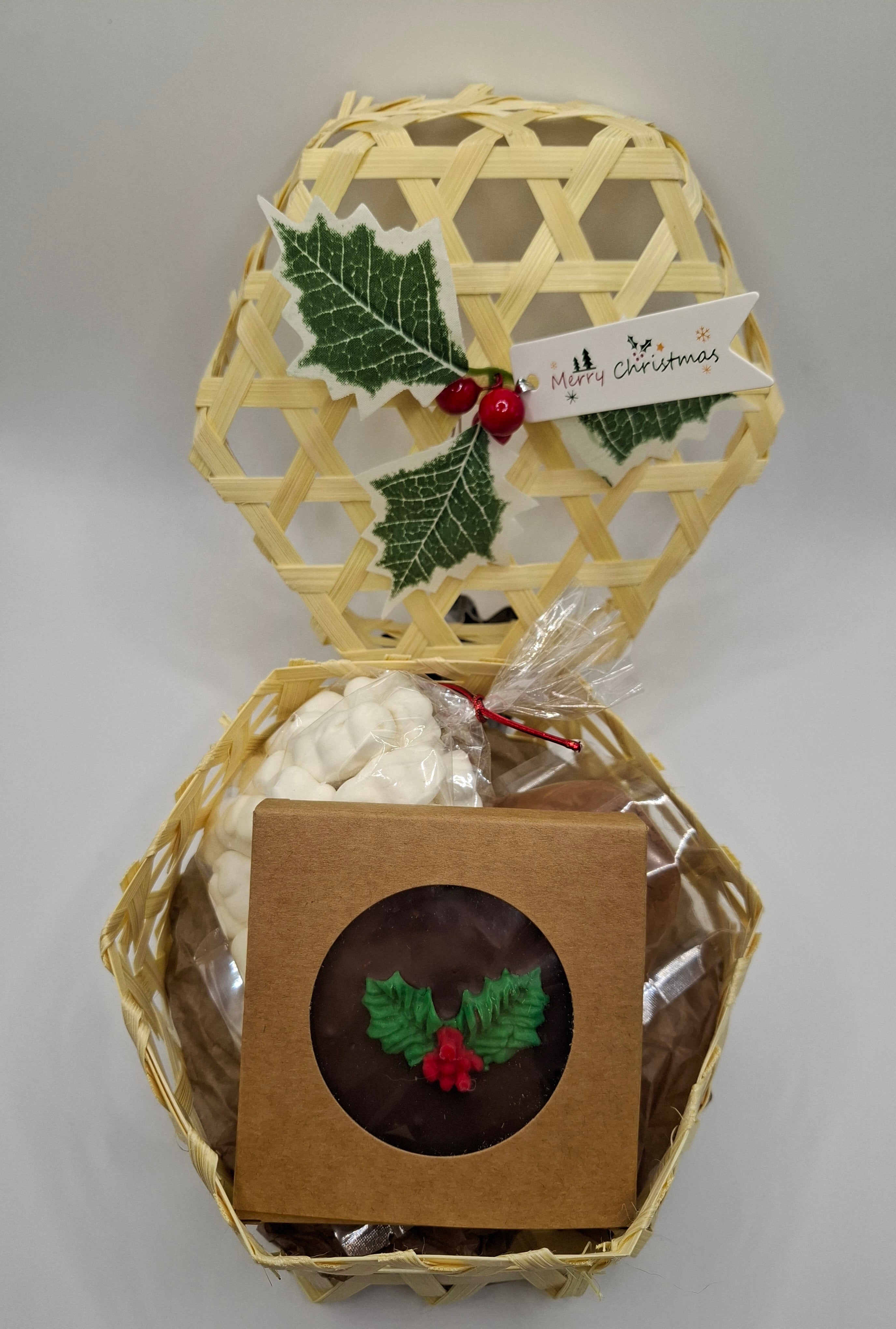 Holly Berries Gift Basket