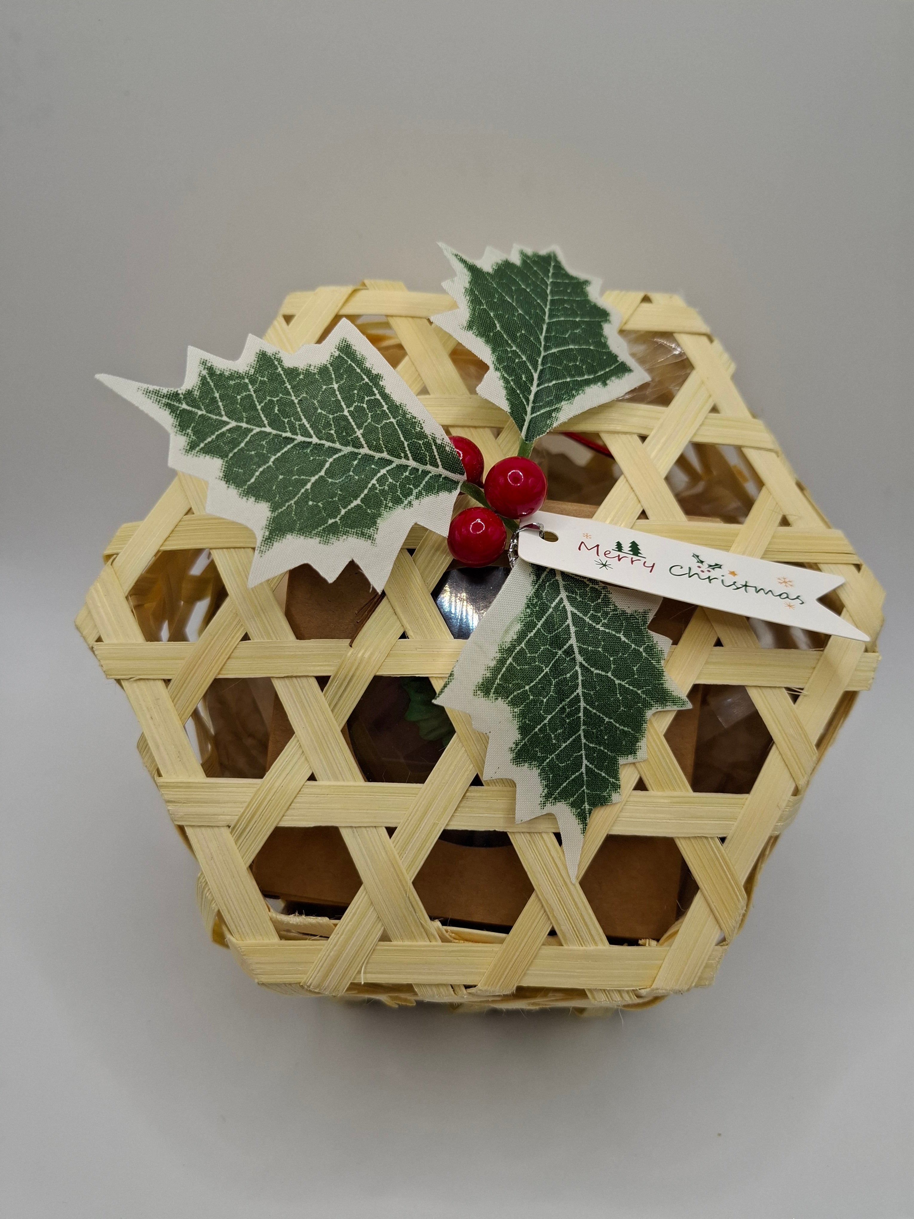 Holly Berries Gift Basket