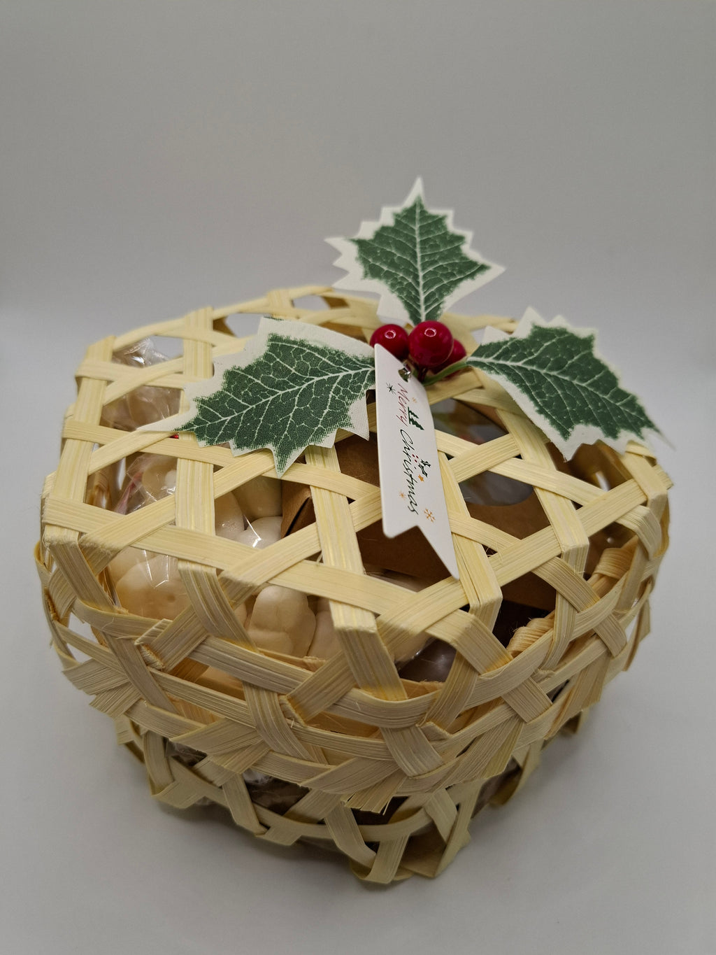 Holly Berries Gift Basket