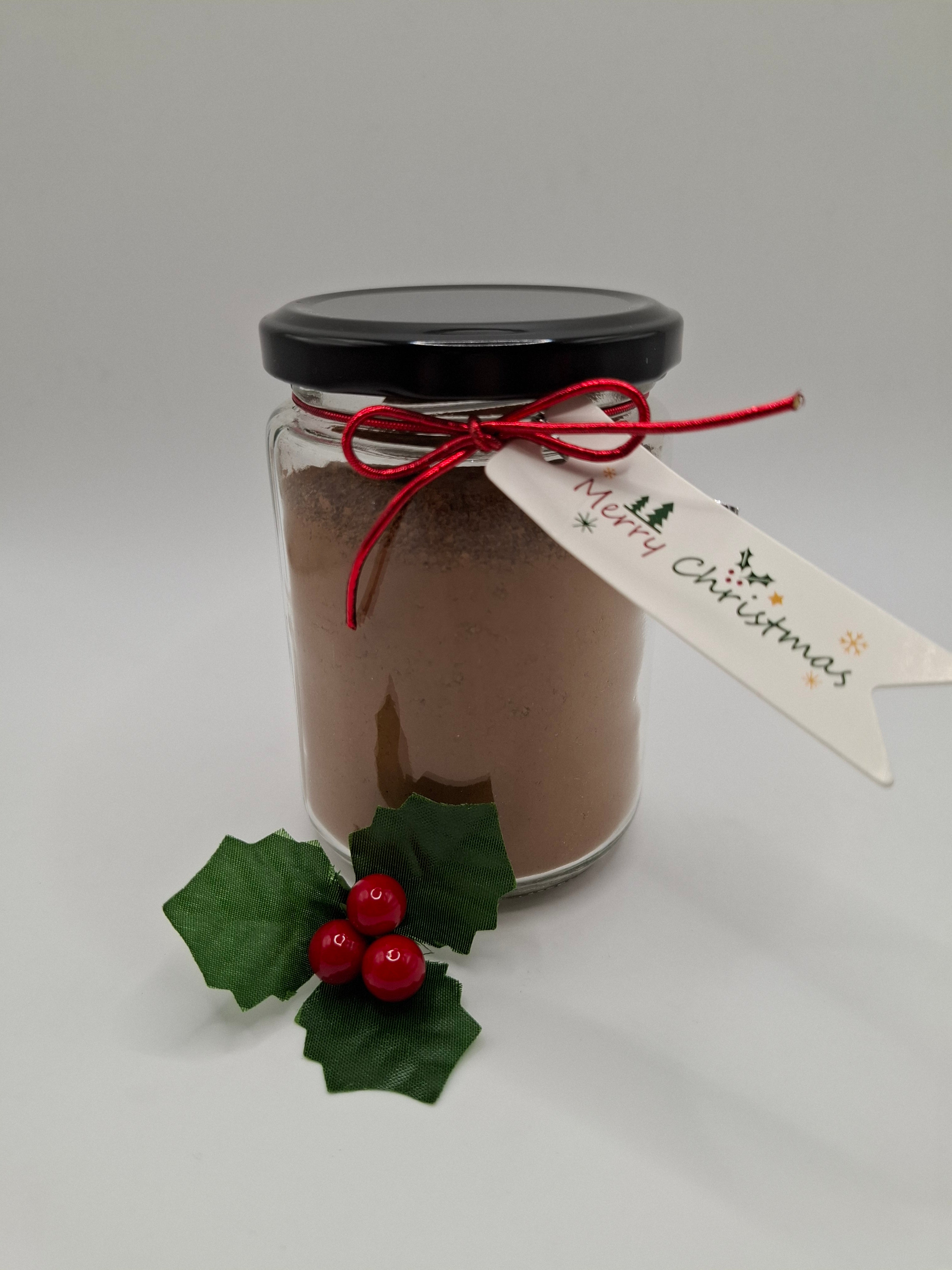 Hot Koko Mix 220g in glass bottle