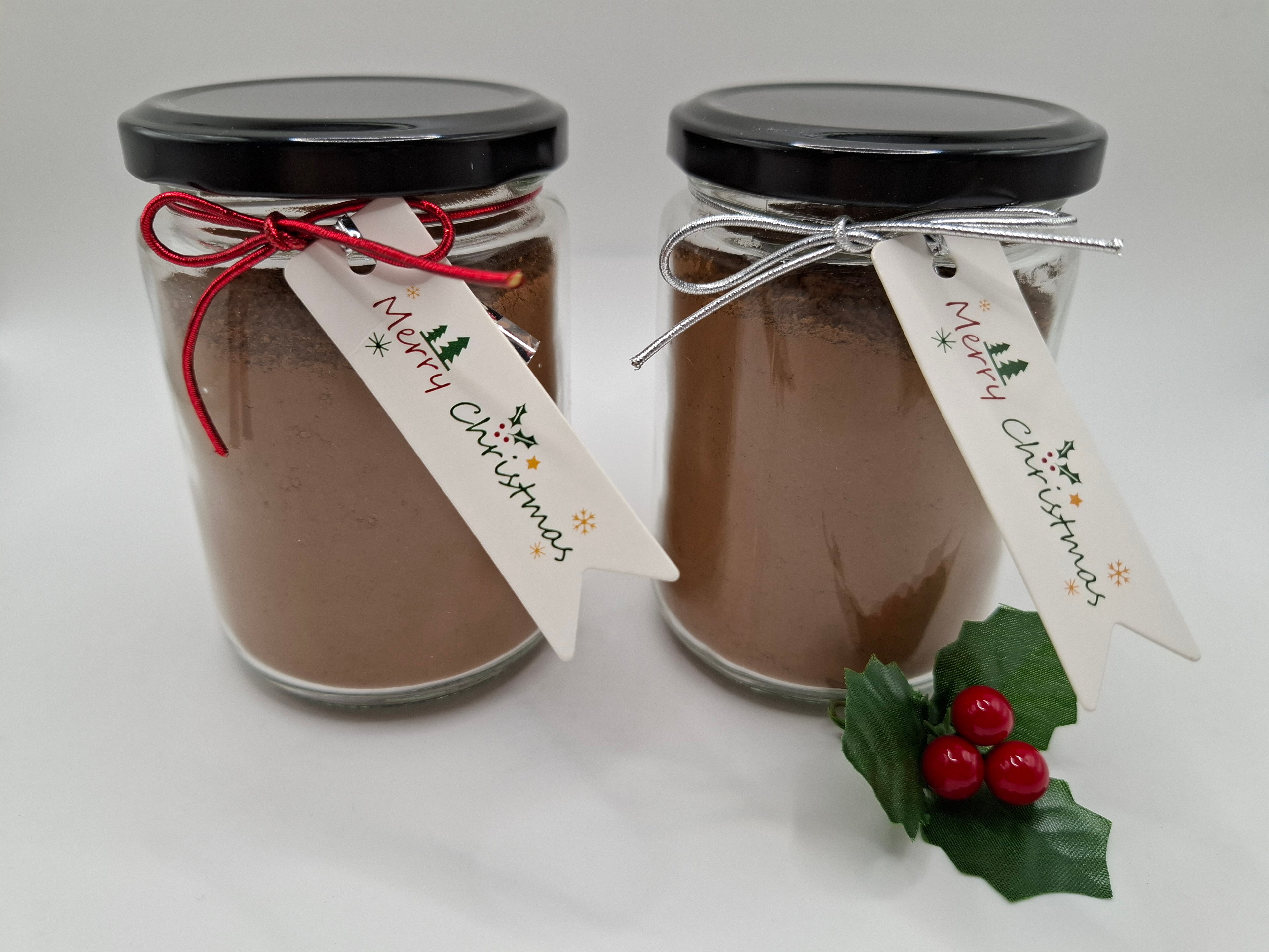 Hot Koko Mix 220g in glass bottle